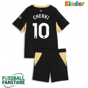 Manchester City Rayan Cherki #10 Replik Auswärtstrikot Kinder 2026-27 Kurzarm (+ Kurze Hosen)